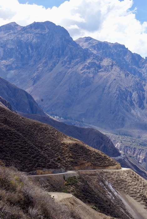 Droga wzdłuż Rio Colca